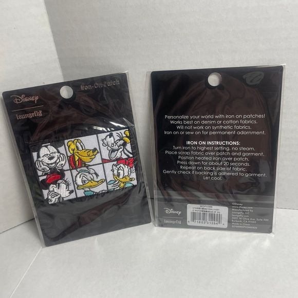Loungefly Accessories - ANY PATCH 6/$40 Loungefly Minnie, Mickey Mouse, Donald, Daisy Duck, Pluto, Goofy
